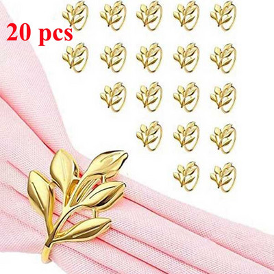 12Pcs Božić Elk Jelen Prstenovi za salvete Zlatna legura Kopča za salvete Držač prstena za salvete Hotelski restoran Svadbeni stol za večeru De