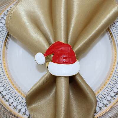 Dvianna 6 tk/partii jõulusalvrätiku sõrmuste hoidikud Hirve salvrätiku sõrmused jõuluõhtusöökideks pidudeks Pulmakaunistused lauakaunistused