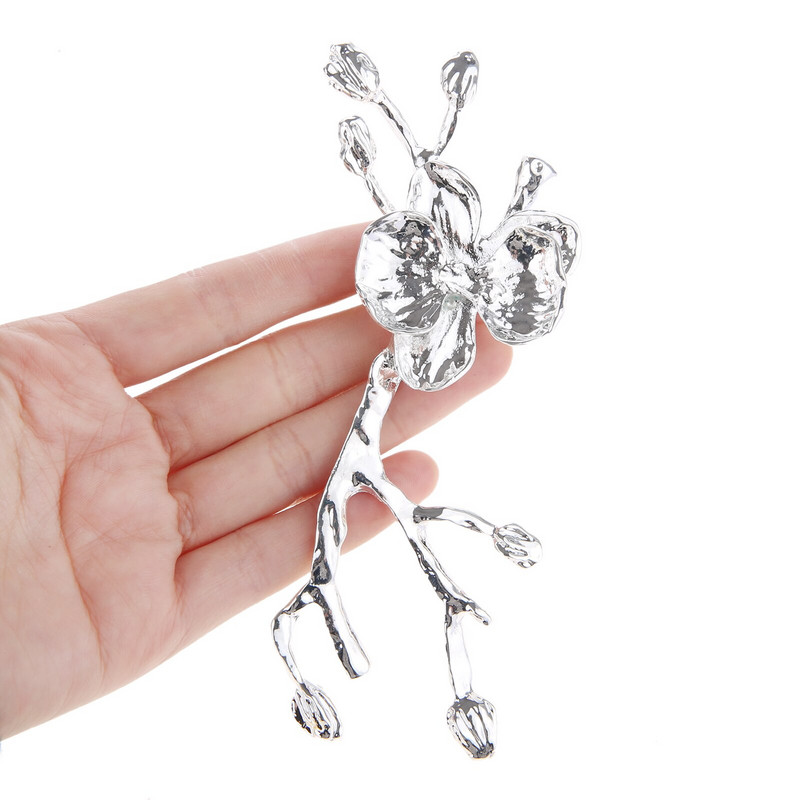 4 kom/set prstenovi za salvete šljiva zlatna/srebrna cvjetna grana držač za salvete organizator ručnika dekor za večernji stol kreativni ukras vintage