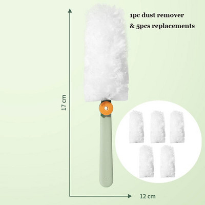 Ανθεκτική βούρτσα μαλακής σκόνης Πλενόμενη αντικαταστάσιμη ηλεκτροστατική προσρόφηση οικιακής χρήσης αφράτο ξεσκονόπανο για οικιακά εργαλεία αυτοκινήτου