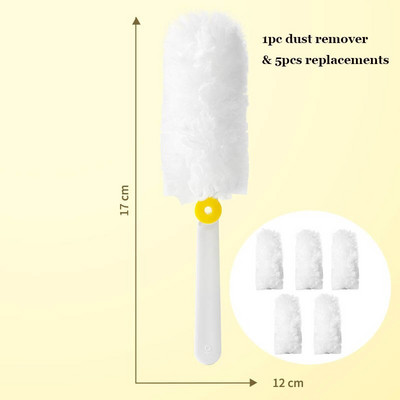 Ανθεκτική βούρτσα μαλακής σκόνης Πλενόμενη αντικαταστάσιμη ηλεκτροστατική προσρόφηση οικιακής χρήσης αφράτο ξεσκονόπανο για οικιακά εργαλεία αυτοκινήτου