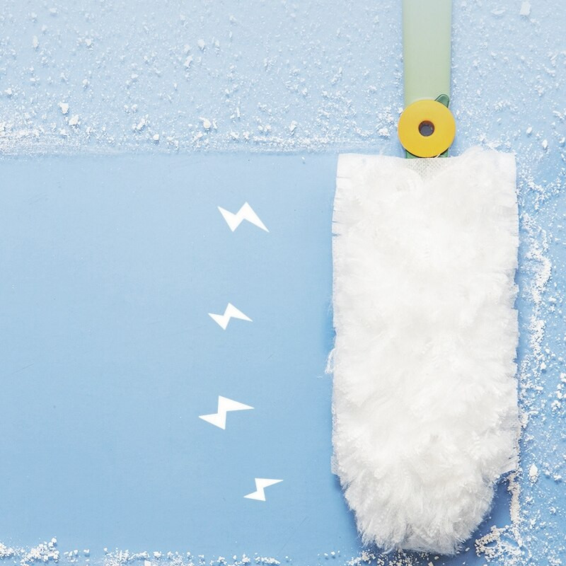 Ανθεκτική βούρτσα μαλακής σκόνης Πλενόμενη αντικαταστάσιμη ηλεκτροστατική προσρόφηση οικιακής χρήσης αφράτο ξεσκονόπανο για οικιακά εργαλεία αυτοκινήτου