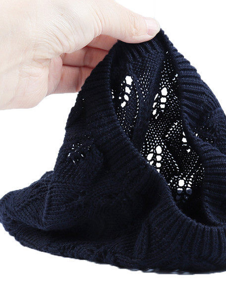 Női sapka vékony kötött több színben