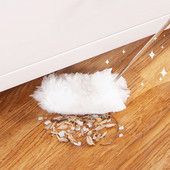 Ühekordselt kasutatav sulgedega tolmulapp Sissetõmmatav painutatav tolmupühkimistööriist Pehme elektrostaatiline kiud Kasulikud majapidamises kasutatavad puhastusvahendid