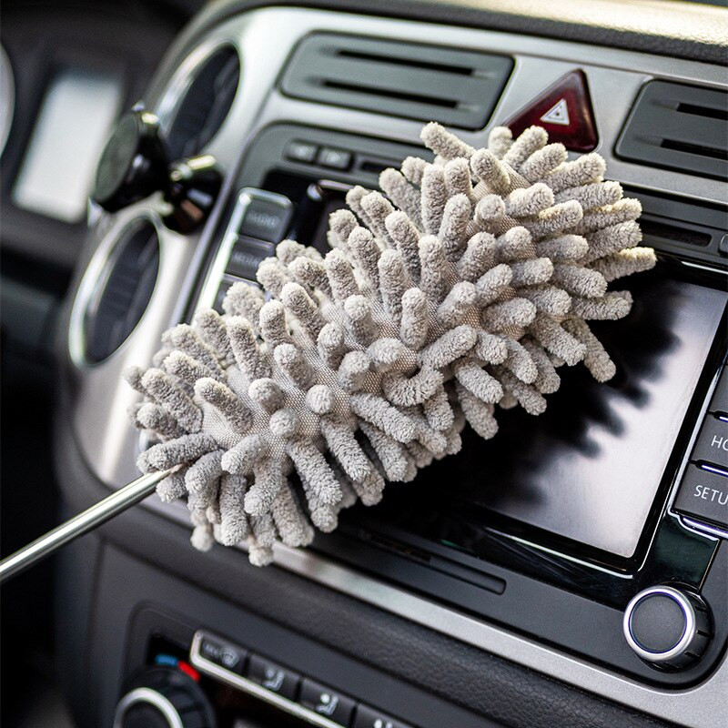 Perie reglabilă de praf din microfibră, extinsă, extensibilă, cu pene, aer condiționat, pentru curățarea mobilierului de uz casnic, pentru fereastră