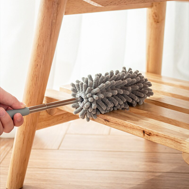 Perie reglabilă de praf din microfibră, extinsă, extensibilă, cu pene, aer condiționat, pentru curățarea mobilierului de uz casnic, pentru fereastră