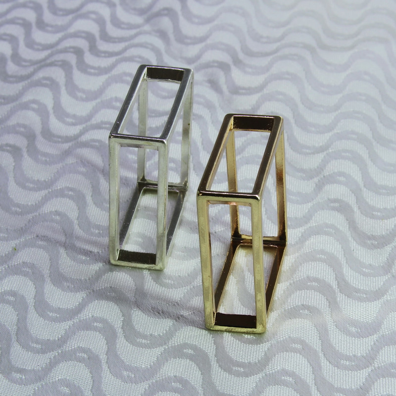 tasuta kohaletoimetamine kullast hõbedast metallist salvrätikurõngas, salvrätikuhoidja pulmadeks, 6 tk qn15062006