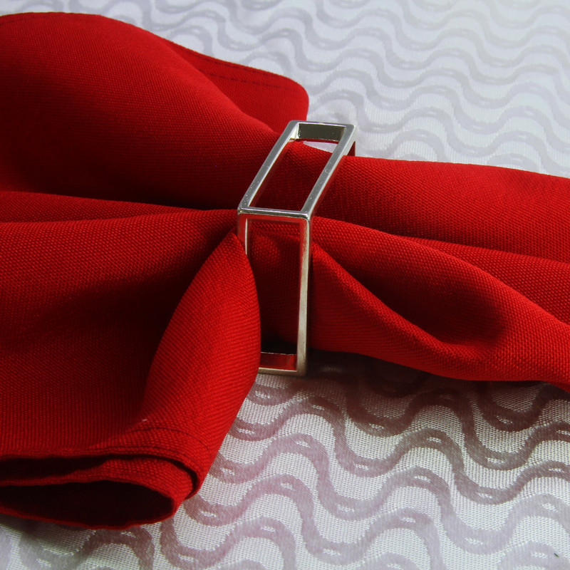 tasuta kohaletoimetamine kullast hõbedast metallist salvrätikurõngas, salvrätikuhoidja pulmadeks, 6 tk qn15062006