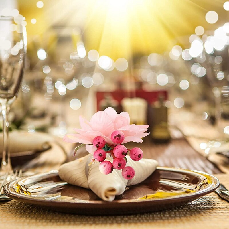 Δαχτυλίδια για χαρτοπετσέτα λουλουδιών 6 τμχ., θήκη για δαχτυλίδια για χαρτοπετσέτα, πόρπες άνοιξη λουλουδάτο σερβιέτ Διακοσμητικά τραπεζιού