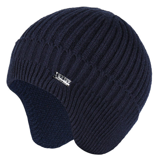 Ženska zimska kapa sa metalnim elementom, novi model