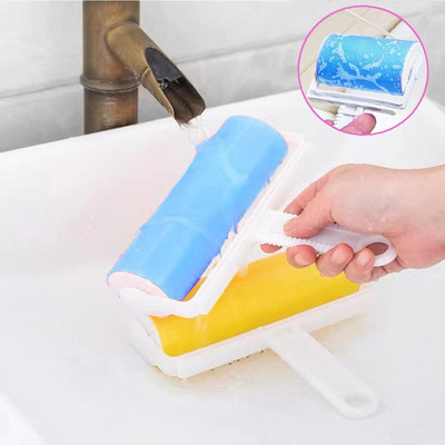 Pet Hair Lint Roller Washable Lint Remover Reusable Dust Wiper Dog Pet Hair Remover Household Brush Sticky Clothing Lint Remover