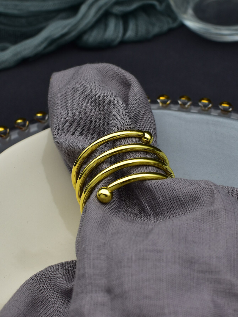 6 τμχ Δαχτυλίδι Serviette Αλουμίνιο Θήκη για χαρτοπετσέτα Γάμου Πετσέτα Πόρπη Δαχτυλίδι Διακόσμηση Τραπεζιού Διακόσμηση Αξεσουάρ