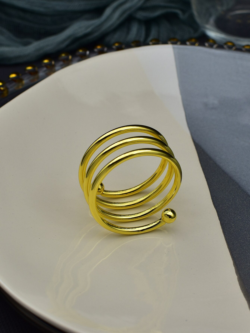 6 τμχ Δαχτυλίδι Serviette Αλουμίνιο Θήκη για χαρτοπετσέτα Γάμου Πετσέτα Πόρπη Δαχτυλίδι Διακόσμηση Τραπεζιού Διακόσμηση Αξεσουάρ