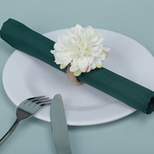 6 tükki kunstlilledest salvräti sõrmus Linane Kodu Hotell Restoran Pulmatseremoonia Jõulud Romantiline hoidik Decor King