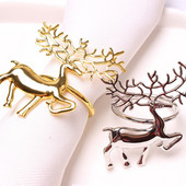 6 kom Božićni prstenovi za salvete Bar Restoran Držači za salvete za Božićnu zabavu Večera Potrepštine za dekoraciju stola