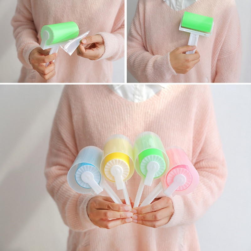 1vnt Nešiojami plaunami antistatiniai drabužiai, dulkių šalinimo lipnūs plaukai, pūkų voleliai vilnonių drabužių patalynei su užvalkalu