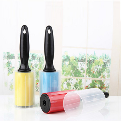 Reusable Sticky Roller For Cleaning Clothes Cat Dog Hair Clean Brush Washable Silicone Dust Lint Wiper Remover