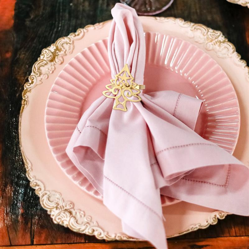 Σετ 4 τεμ. δαχτυλίδια χαρτοπετσέτας σε σχήμα χριστουγεννιάτικου δέντρου Δαχτυλίδια για χαρτοπετσέτα Διακοσμητική πόρπη για πάρτι Ξενοδοχείο Διακοσμητικό τραπέζι δείπνου