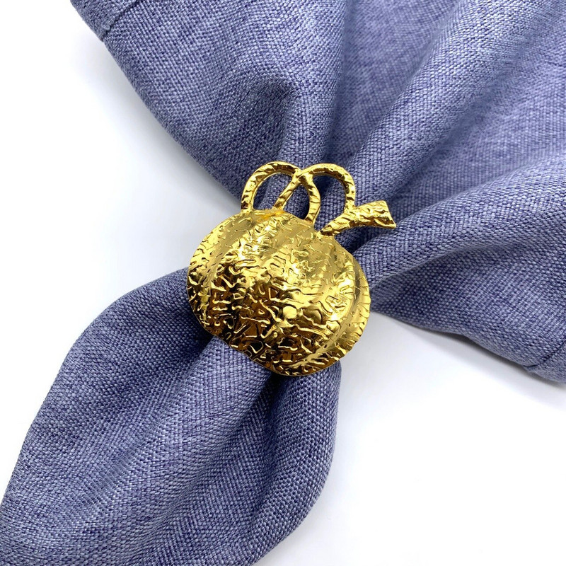 12 PCS novi hotel Halloween retro bundeva kopča prsten za salvete proizvođači držača za salvete veleprodaja stolova i stolica