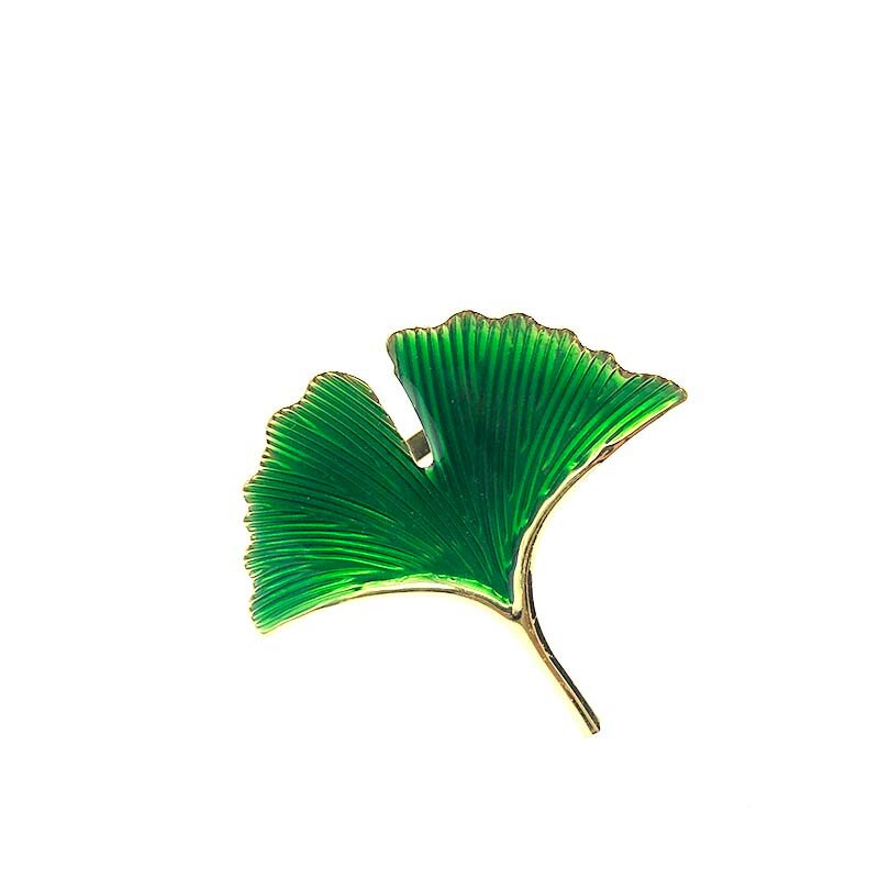 4 tk Rohelised Ginko Lehed Salvrätikuhoidjad Pulmakaunistus ja Aksessuaarid Lääne restoran Serviette Pandlad Laualina Sõrmus
