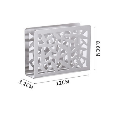 Suport pentru șervețele pentru decorațiuni nordice de masă Suport pentru turn de depozitare din oțel inoxidabil 304 placat cu aur Suport de hârtie absorbantă pentru hotel