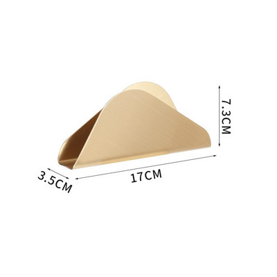 Suport pentru șervețele pentru decorațiuni nordice de masă Suport pentru turn de depozitare din oțel inoxidabil 304 placat cu aur Suport de hârtie absorbantă pentru hotel