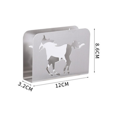 Suport pentru șervețele pentru decorațiuni nordice de masă Suport pentru turn de depozitare din oțel inoxidabil 304 placat cu aur Suport de hârtie absorbantă pentru hotel