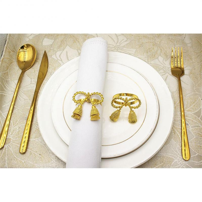 12 tk restorani kikilipsu laua kaunistuse hoidja pannal Pere kokkutulekud kuldne liblikas jõulupulmapidu kodu salvrätiku sõrmus