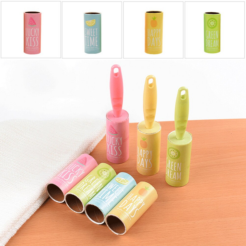 Μίνι φορητό αφαίρεση χνούδι Ρούχα Dust Fluff Pet Hair Sticky Brush Roll Clothes Coat Sticky Lint Roller Practical Home Supplies