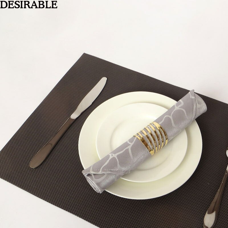 12tk/komplekt Metallist salvrätiku sõrmused Hotelli bankett Õhtusöögilaua Kaunistus Varud peonõud Salvrätikuhoidja Kuldne salvrätikulukk