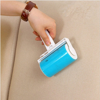 Миещи се лепкави дрехи за коса Sticky Roller Buddy For Wool Dust Catcher Carpet Sheets Hair Sust Dust Drum Cleaning Brush Tool