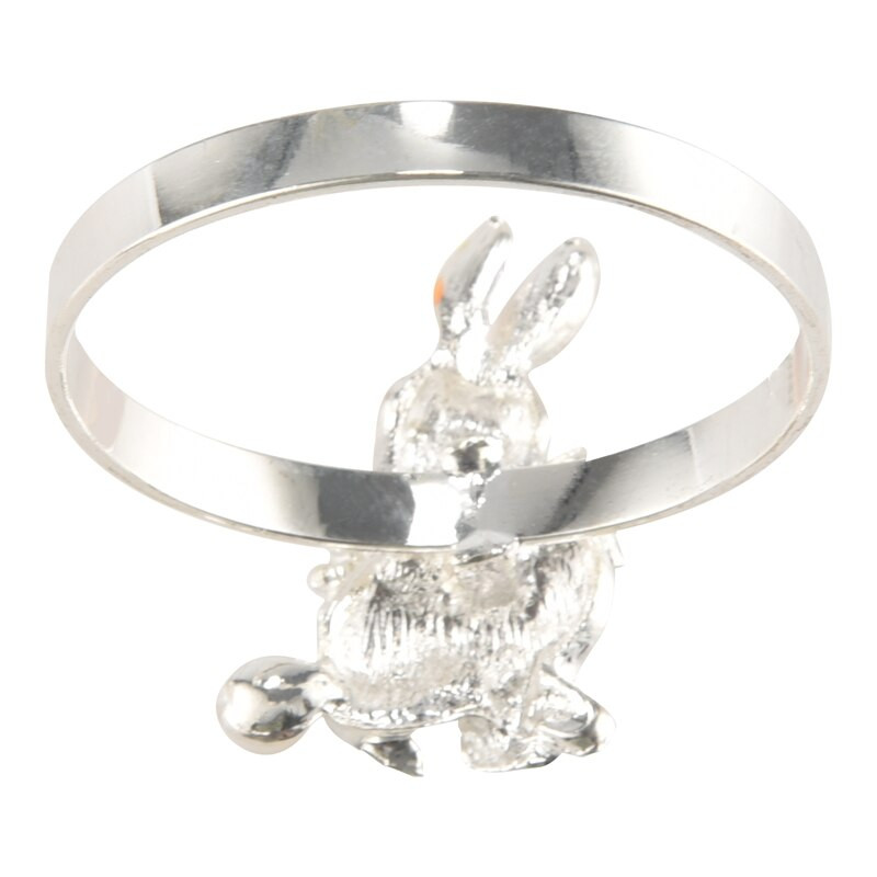 Prsten za ubruse od 12 komada, zec, kopča za ubruse, metalni držači prstenova za ubruse za vjenčanje, blagdane, dekoraciju stola