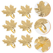 Salvrätiku pandlad hoidikud salvrätikud sõrmused laualeht vahtrakaunistused õrn metallist sõrmus dekoratiivne pulmahoidja pandla kuju