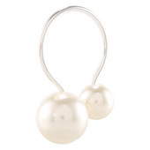 A50I Prsteni za salvete Pearl Serviette Kopča Držač za salvete za Božić, obiteljsko okupljanje, večeru, dekoraciju vjenčanja 12 kom.