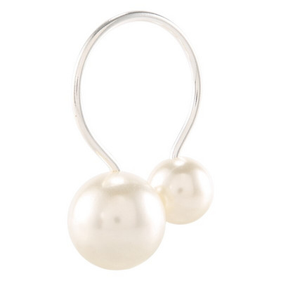 A50I Prsteni za salvete Pearl Serviette Kopča Držač za salvete za Božić, obiteljsko okupljanje, večeru, dekoraciju vjenčanja 12 kom.