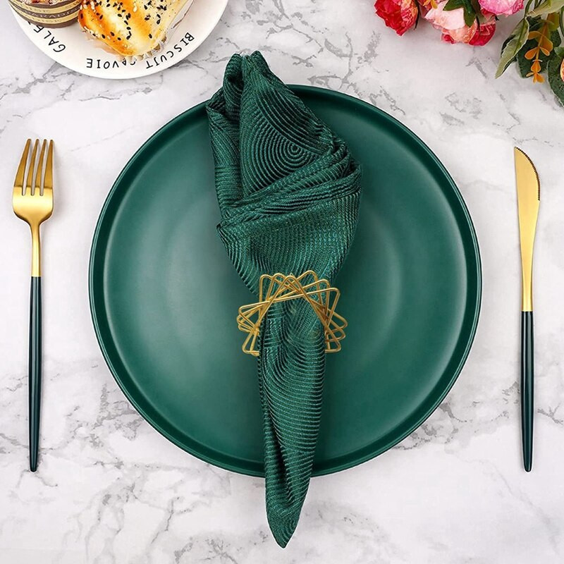 Δαχτυλίδια χαρτοπετσέτας, Δαχτυλίδι για χαρτοπετσέτα Δαχτυλίδι σε σχήμα τριγωνικό κοίλο για διακόσμηση τραπεζαρίας γάμου