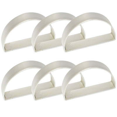 Salvrätiku sõrmused hoidik Pandlad metallist pulmalaud jõulukaunistus Pühade ümmargune peokujundus D sulamist usaldusväärne sisekujundus kodu