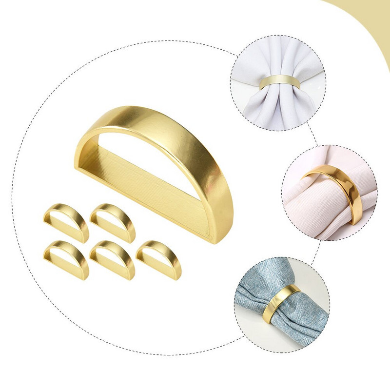 Salvrätiku sõrmused hoidik Pandlad metallist pulmalaud jõulukaunistus Pühade ümmargune peokujundus D sulamist usaldusväärne sisekujundus kodu