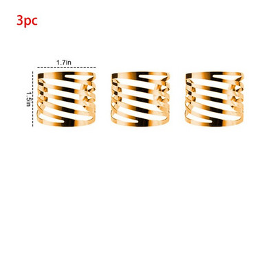 6 tk Hotelli salvrätiku sõrmus Salvrätikuhoidja Metallist salvrätiku pandla jõulupulmapidu Kuldne salvräti ring banketi õhtusöögilaua kaunistus