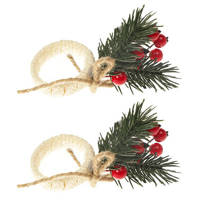 Suport pentru inele de Crăciun pentru șervețele Suport pentru catarame de masă Căprioare pentru nuntă Catarame Decorative Setări