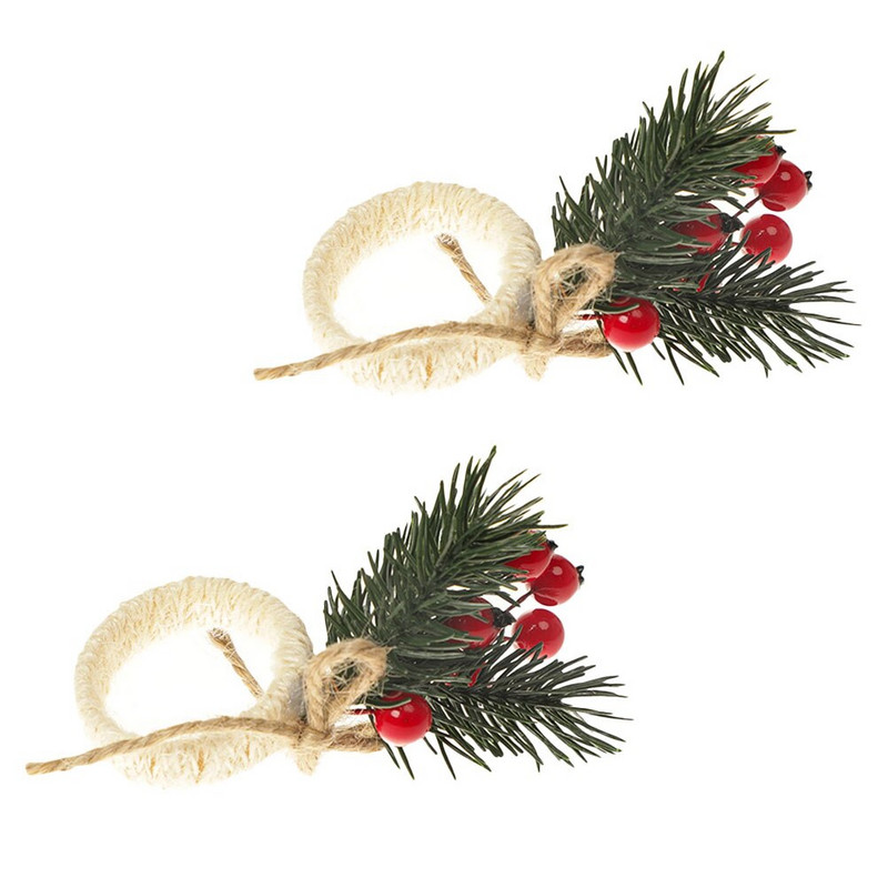 Suport pentru inele de Crăciun pentru șervețele Suport pentru catarame de masă Căprioare pentru nuntă Catarame Decorative Setări