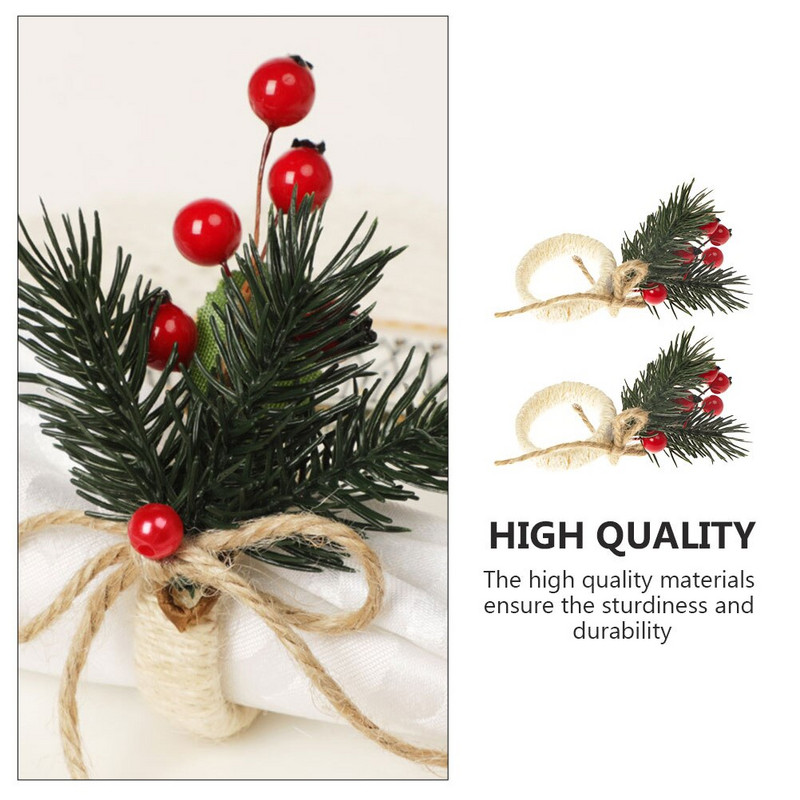 Suport pentru inele de Crăciun pentru șervețele Suport pentru catarame de masă Căprioare pentru nuntă Catarame Decorative Setări