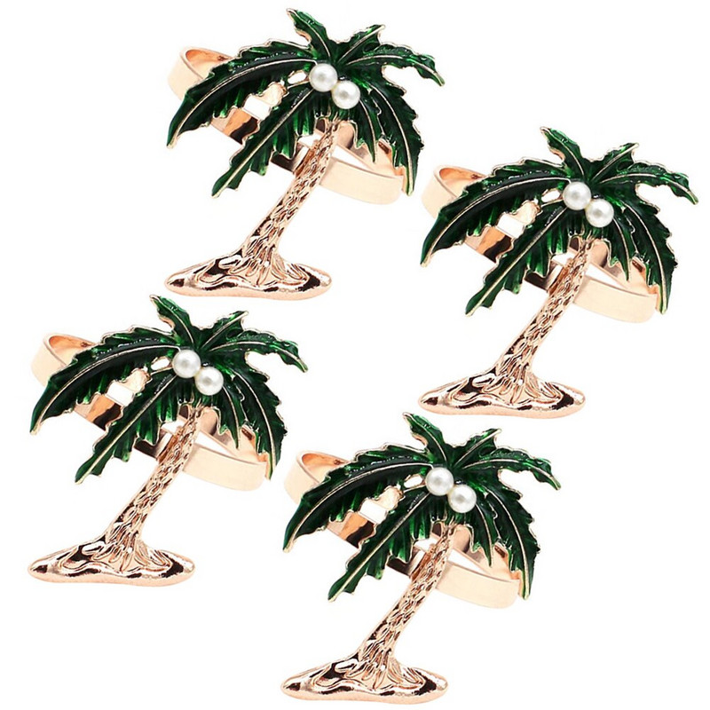 Salvrätiku sõrmuste hoidik Pandla sõrmuse puu peohoidjad kaunistused metallist pulmapaberkäterätik õhtusöögi hoidmine ranna modelleerimislaud