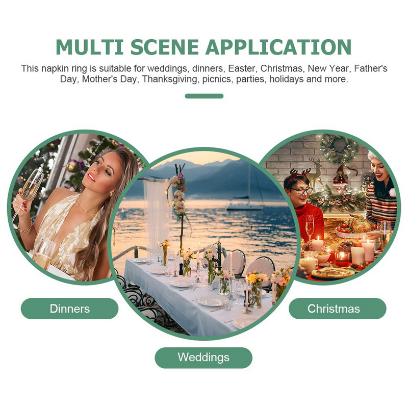 Salvrätiku sõrmuste hoidik Pandla sõrmuse puu peohoidjad kaunistused metallist pulmapaberkäterätik õhtusöögi hoidmine ranna modelleerimislaud