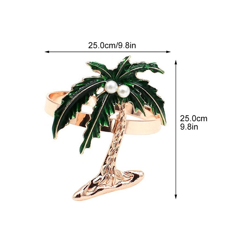 Salvrätiku sõrmuste hoidik Pandla sõrmuse puu peohoidjad kaunistused metallist pulmapaberkäterätik õhtusöögi hoidmine ranna modelleerimislaud