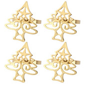 Jõulupuu salvrätirõngad Salvrätipandlaga Laud Jõulukaunistused Salvrätikuhoidjad riidest salvrätikutele