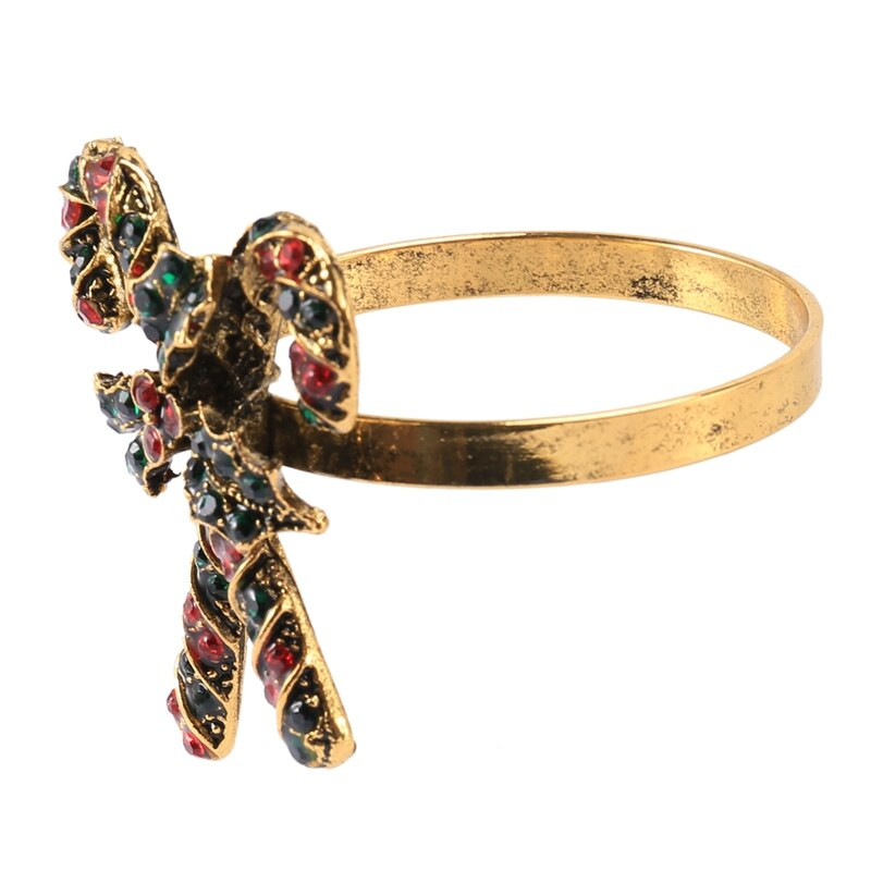 8 tk. Jõulusalvrätikute rõngad Jõulusalvrätikuhoidja Sõrmused Jõulupeo Õhtusöögiks Peolaua seaded Kaunistus