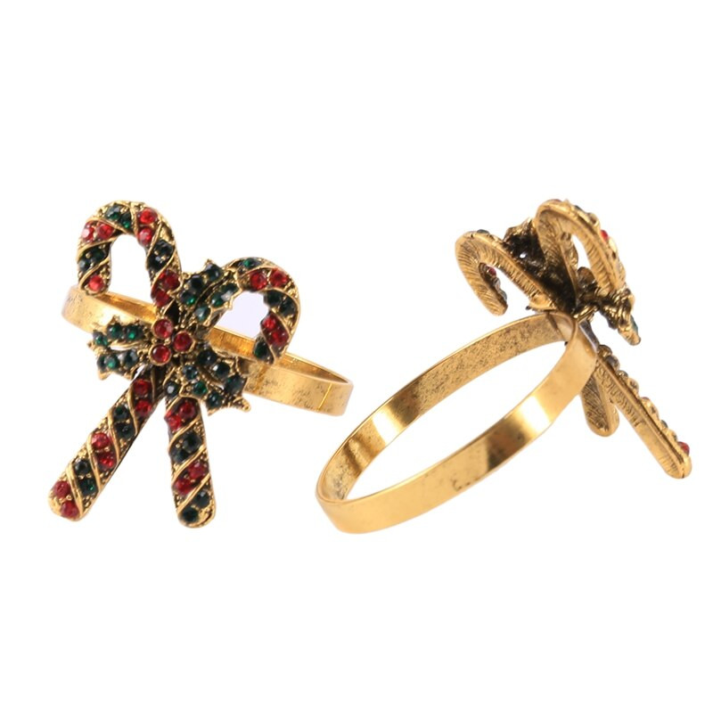 8 tk. Jõulusalvrätikute rõngad Jõulusalvrätikuhoidja Sõrmused Jõulupeo Õhtusöögiks Peolaua seaded Kaunistus