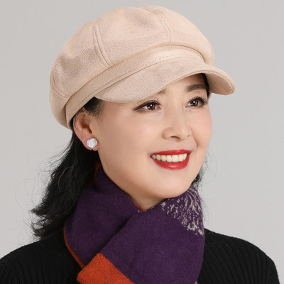 Μοντέρνο γυναικείο καπέλο με γείσο - τρία χρώματα