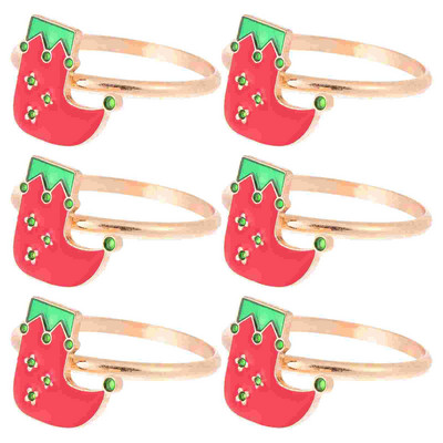 Salvrätik Jõulurõngas Pandla Pühade salvrätikuhoidja Sõrmusehoidjad Lauapaelad Sukaseade Talvine rätik õhtusöögi sisekujunduspidu